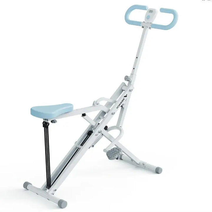 MERACH Squat Machine 2in1 Squat Rowing Machine Easy Setup Foldable Exercise Equipment Glute Trainer Machine Glutes Leg Home Fit