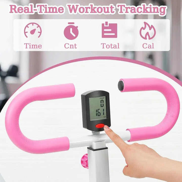 Foldable Deep Squat & Rowing Machine for Women, Adjustable Resistance Home Exercise Device for Glute, Leg and Cardio Workout