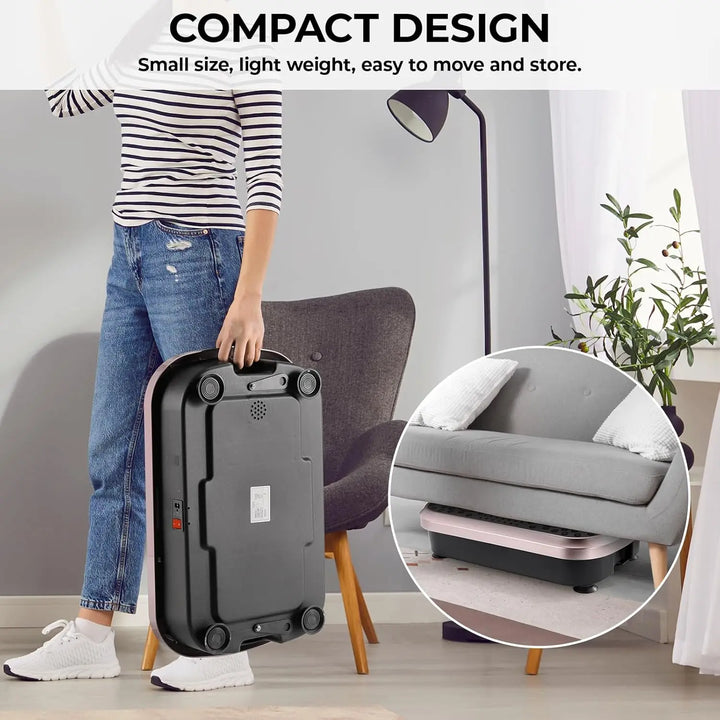 Vibration Plate,Fitness Vibration Board for Home,Full Body Exercise Machine,Fat Burning & Muscle Building,Body Shaper Trainer