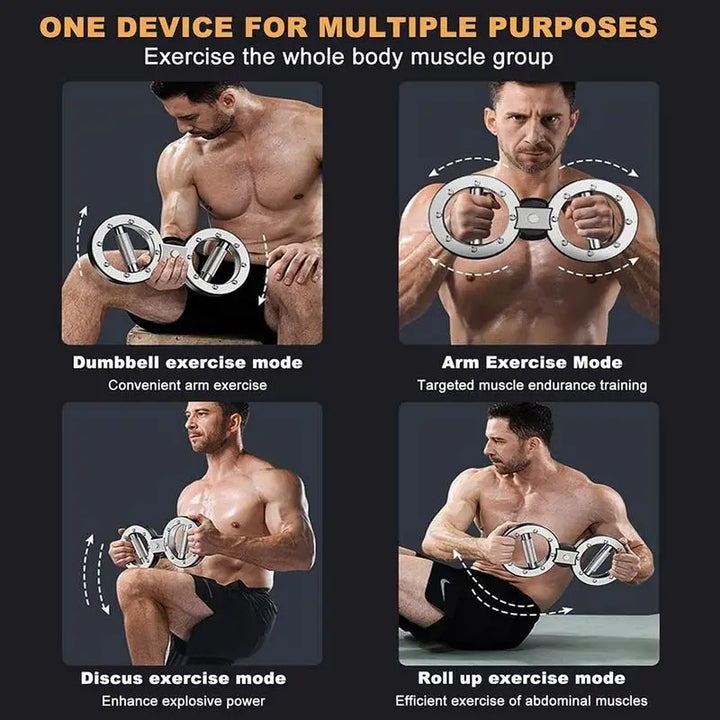 12 Pounds Burn Machine 12 Pounds Rotating Arm Machine Muscle Strengthener Multi-Functional Training Equipment 360 Degree